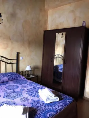 Cama o camas de una habitación en El Canchal de Eladia