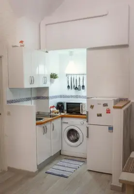 Una cocina o zona de cocina en Destino Deluxe Plaza de la Audiencia