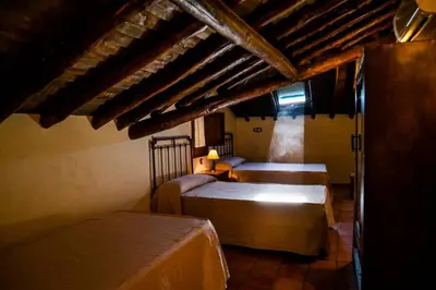 Cama o camas de una habitación en Un espacio único, 'La Casona del Señor' con bodega