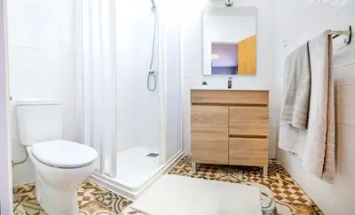 Un baño de B - Apartamento exclusivo con piscina compartida