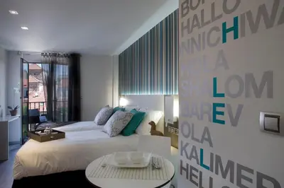 Cama o camas de una habitación en Salamanca Suite Studios
