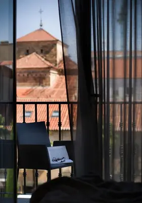 Un balcón o terraza de Salamanca Suite Studios
