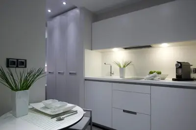 Una cocina o zona de cocina en Salamanca Suite Studios