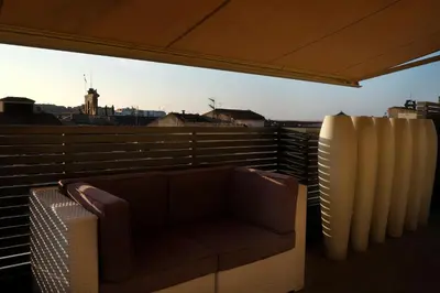 Zona de estar de Salamanca Suite Studios