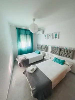 Cama o camas de una habitación en CASA PURI