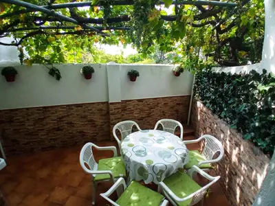 Jardín al aire libre en CASA PURI