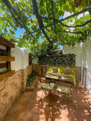 Jardín al aire libre en CASA PURI