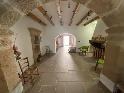 Zona de estar de La Casa de Abajo
