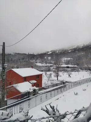 Casa Rural Las Canales en invierno