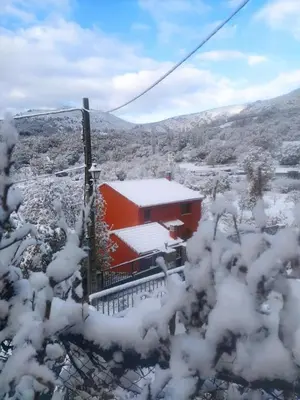 Casa Rural Las Canales en invierno