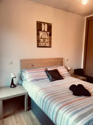 Cama o camas de una habitación en La Marquesa de Vallespin .Patio.Centro ciudad.