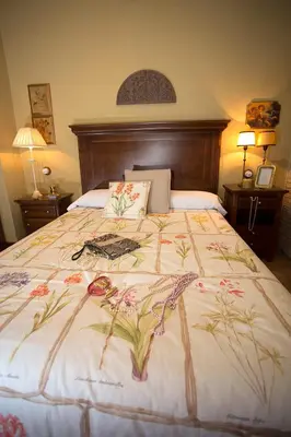 Cama o camas de una habitación en Casa Rural El Tenado