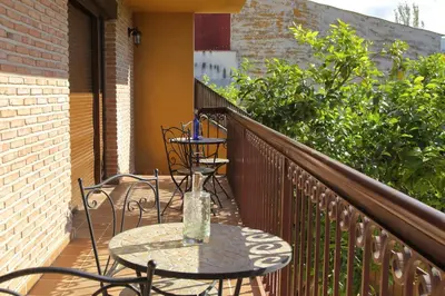 Un balcón o terraza de Casa Entre Rosales