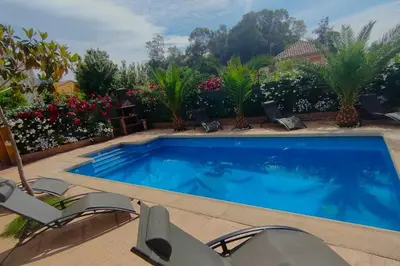 Piscina en o cerca de Casa Entre Rosales