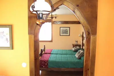 Cama o camas de una habitación en Ermita de Gredos