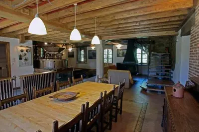 Zona de estar de EL Molino de Tormellas exclusivo alojamiento rural