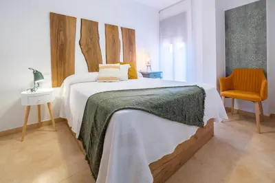 Cama o camas de una habitación en Apartamento Boutique Plasencia Centro