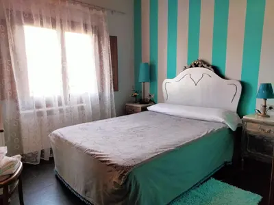 Cama o camas de una habitación en En Huerto de Catalina
