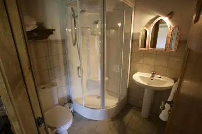Un baño de Apartamento Rural El Labrador es un cómodo y acogedor apartamento.