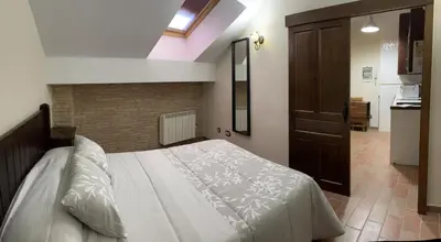 Cama o camas de una habitación en Leyendas de Monfragüe