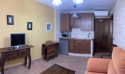 Una cocina o zona de cocina en Leyendas de Monfragüe