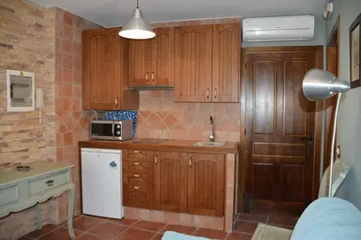 Una cocina o zona de cocina en Leyendas de Monfragüe