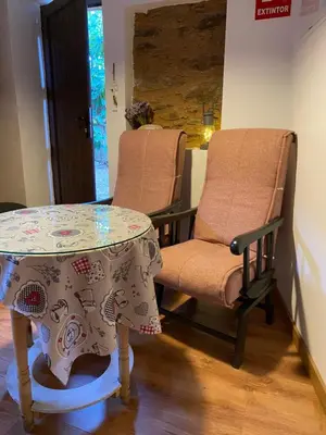 Zona de estar de Apartamento rural Prunus avium