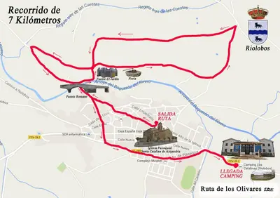 Plano de Camping las Catalinas