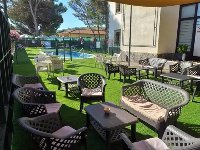 Piscina en o cerca de Camping las Catalinas