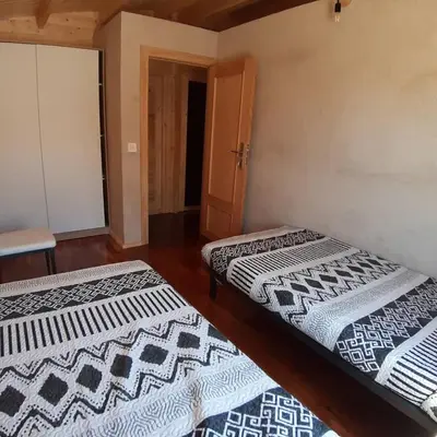 Cama o camas de una habitación en El Refugio de las Arribes