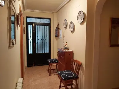 Zona de estar de Casa chalet en el campo