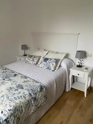 Cama o camas de una habitación en Casa La Florona