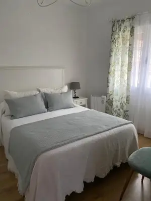 Cama o camas de una habitación en Casa La Florona
