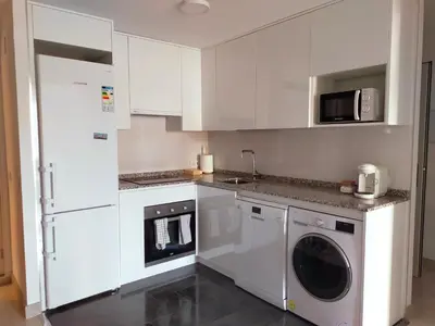 Una cocina o zona de cocina en El balcón de Alba
