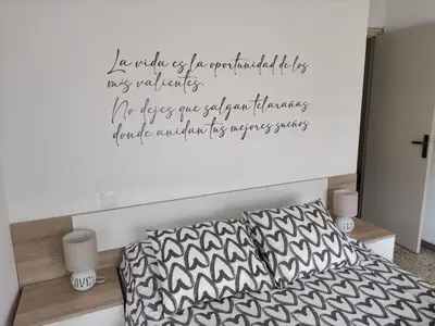Cama o camas de una habitación en Casa El Callejo de La Fregeneda