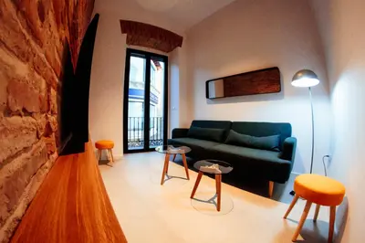 Zona de estar de Apartamentos Plaza de España 6