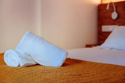 Cama o camas de una habitación en Apartamentos Plaza de España 6