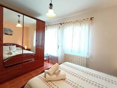 Cama o camas de una habitación en Casa Raspa