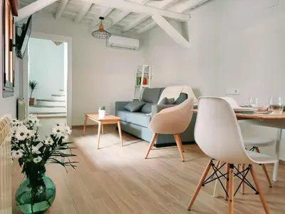 Zona de estar de La casita del olivo