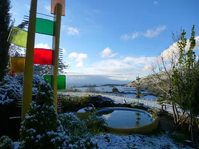Paisaje cerca of this country house