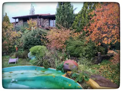 Jardín al aire libre en Jardines del Robledo-Albar