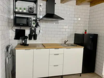 Una cocina o zona de cocina en Puerta de Caceres Apartamento 3