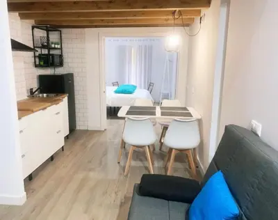 Una cocina o zona de cocina en PUERTA DE CACERES Apartamento 4