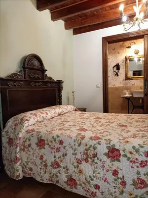 Cama o camas de una habitación en Casa Rural Mudayyan