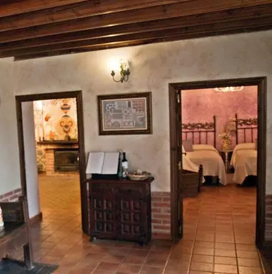 Cama o camas de una habitación en Casa Rural Mudayyan