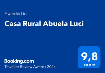 Certificado, premio, señal o documento que está expuesto en Casa Rural Abuela Luci
