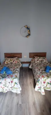 Cama o camas de una habitación en Casa Rural Abuela Luci
