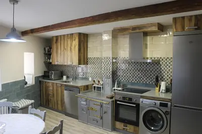 Una cocina o zona de cocina en Casa Rural Abuela Luci