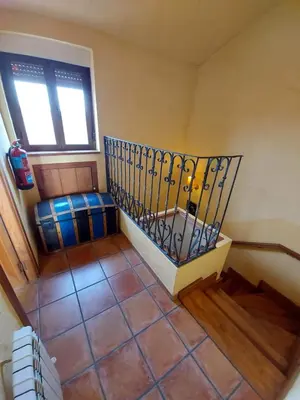 Cama o camas de una habitación en Casa Rural El Callejo