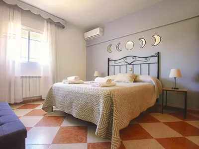 Cama o camas de una habitación en Apartamento Los Mayorales